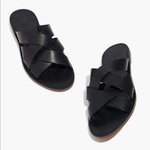 Madewell The Boardwalk Woven Slide Sandals